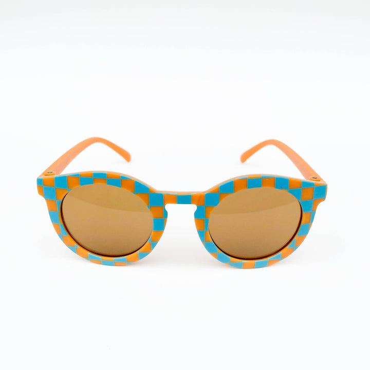Check Me Out Orange &amp; Blue  Kids Toddler Sunglasses