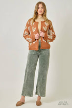 Load image into Gallery viewer, 61133 Floral Sweater Cardigan
