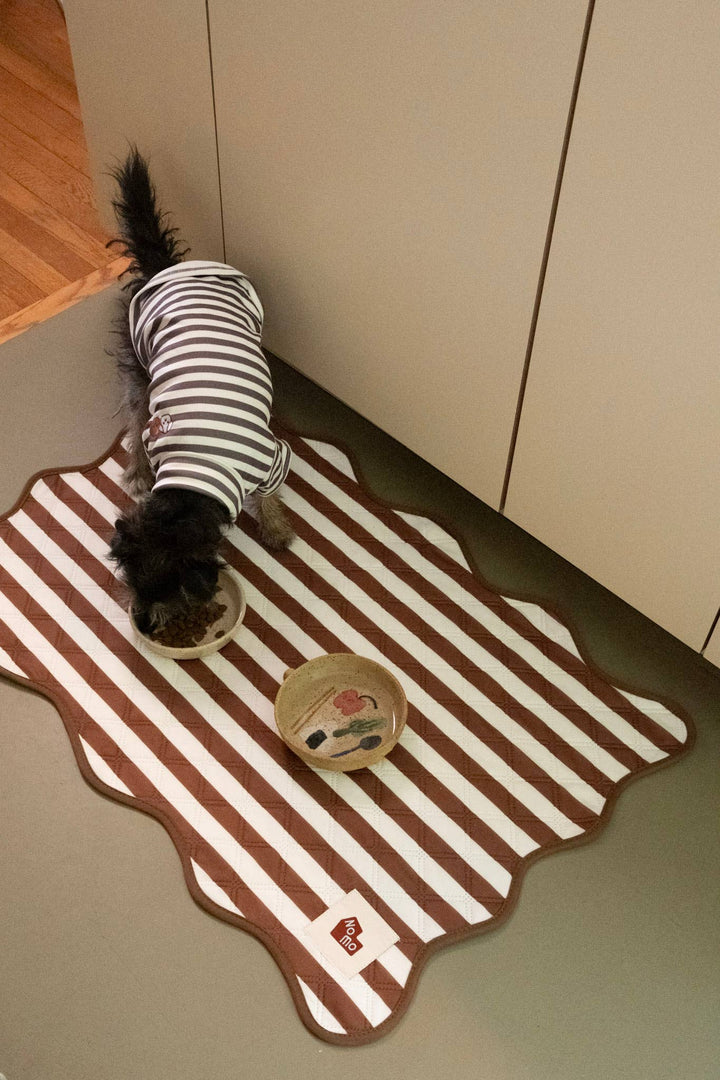 Reusable Washable Dog Pee Pad, Brown &amp; Beige NOMO3
