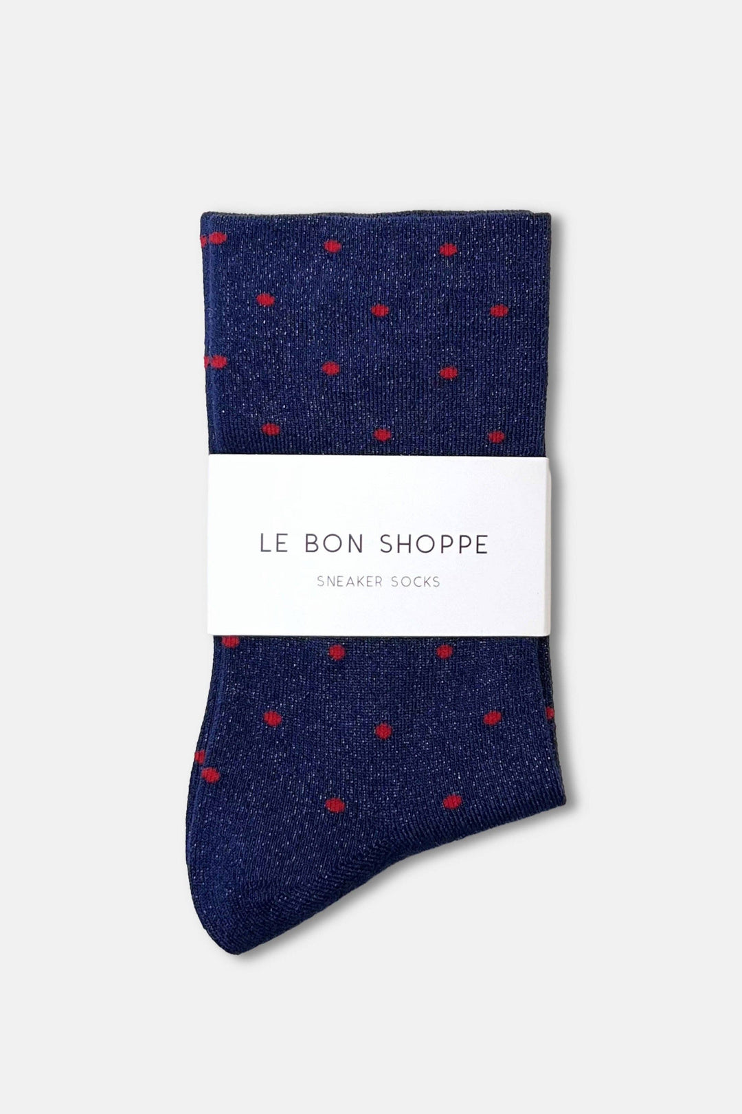 Lurex Patterned Sneaker Socks