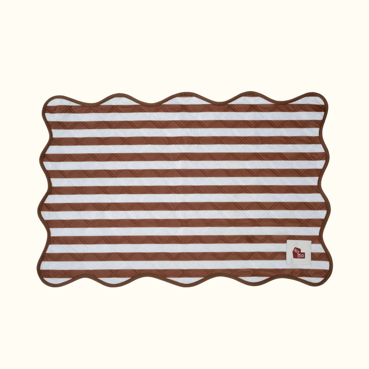 Reusable Washable Dog Pee Pad, Brown &amp; Beige NOMO3