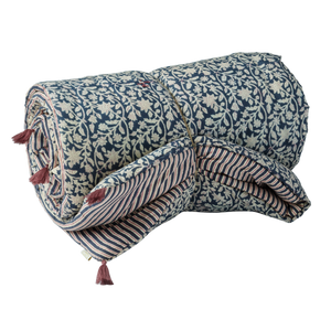 SOFA COVER GOA INDIGO