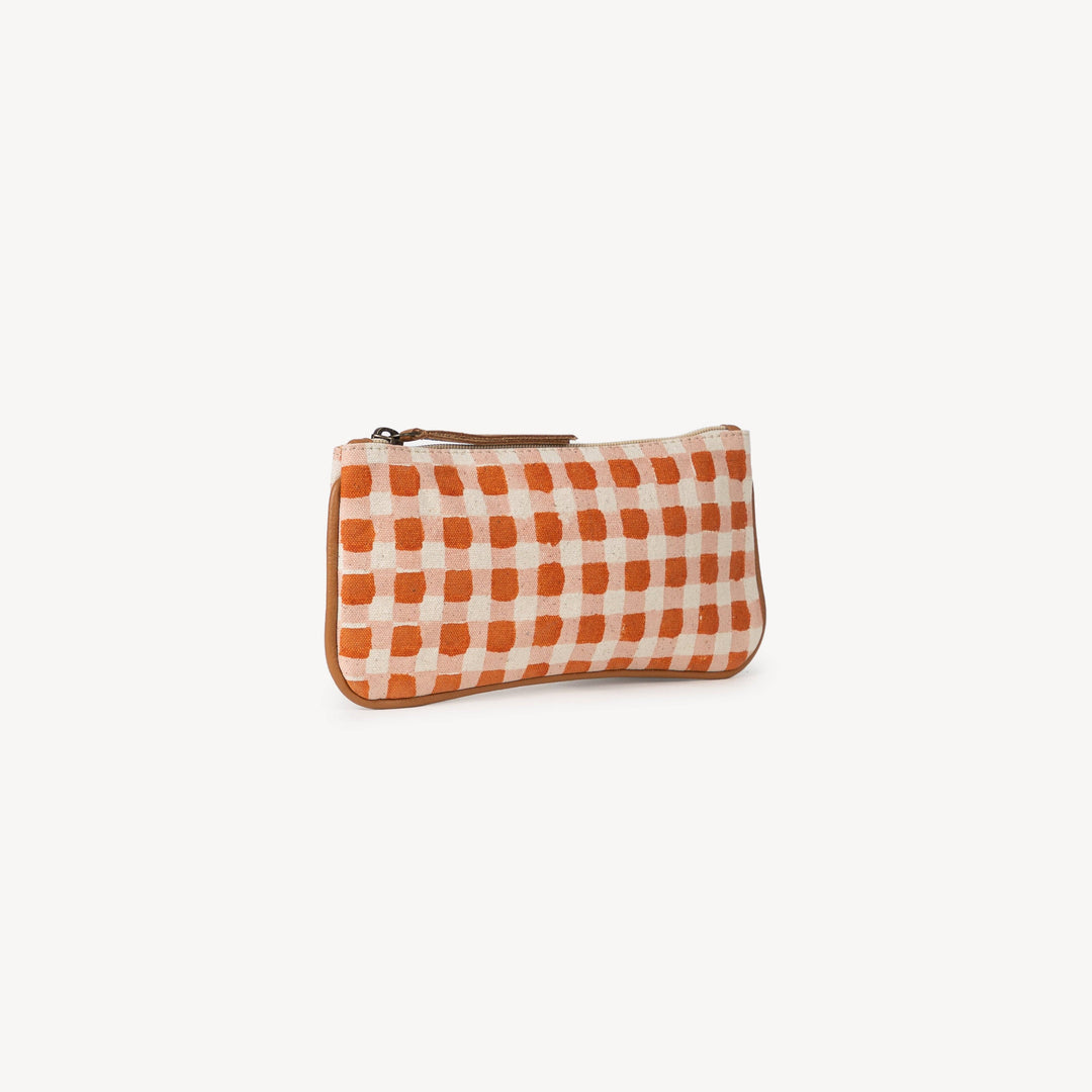 Pencil Pouch - Harvest Gold Gingham joyn15