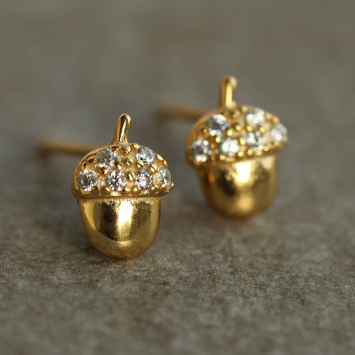 Acorn Stud Earrings SP17