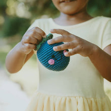 Load image into Gallery viewer, Friendly Plush Blueberry  Rattle