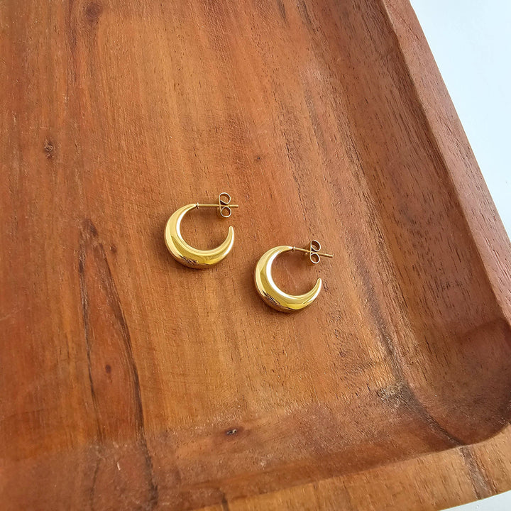 Luxe Selena Hoops   - Gold // Everyday basics, Jewelry