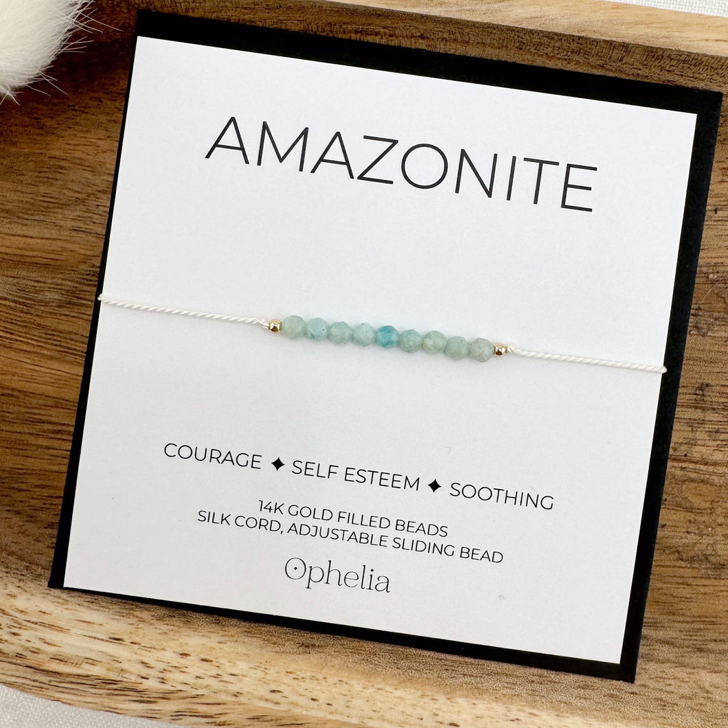 Amazonite Silk Bracelet
