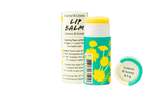 Lip balm - Lemon and honey - in paper package