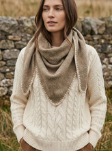 Load image into Gallery viewer, Knitted Triangle Shawl
