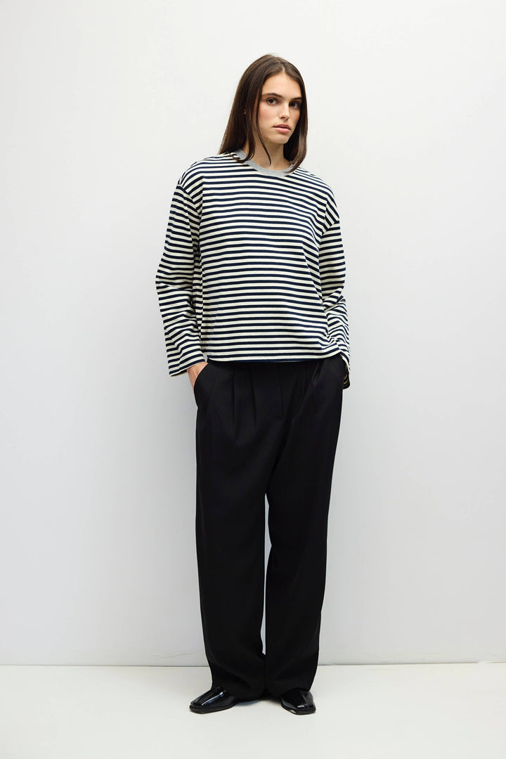 The Jessie Top | Striped Long Sleeve T-Shirt A674