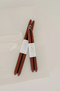 100% Beeswax Dipped Taper Candles | All Natural, Handmade