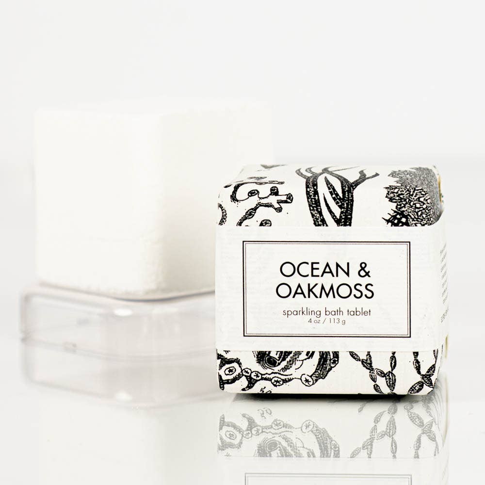 Ocean &amp; Oakmoss Sparkling Bath Tablet