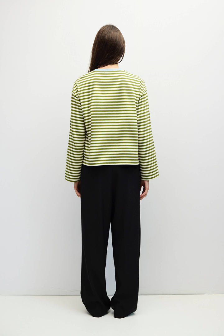 The Jessie Top | Striped Long Sleeve T-Shirt A674