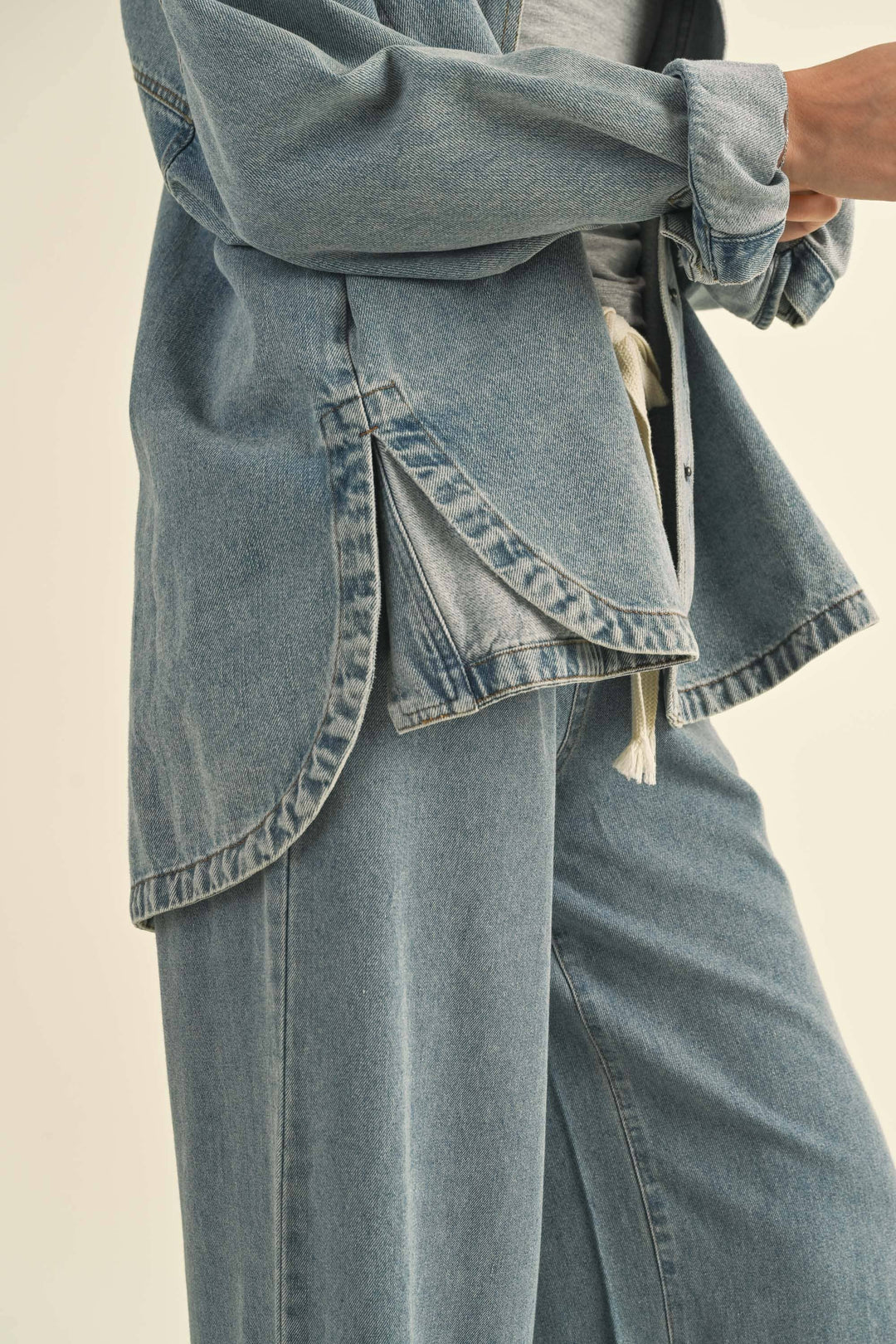 DENIM SHACKET J3037