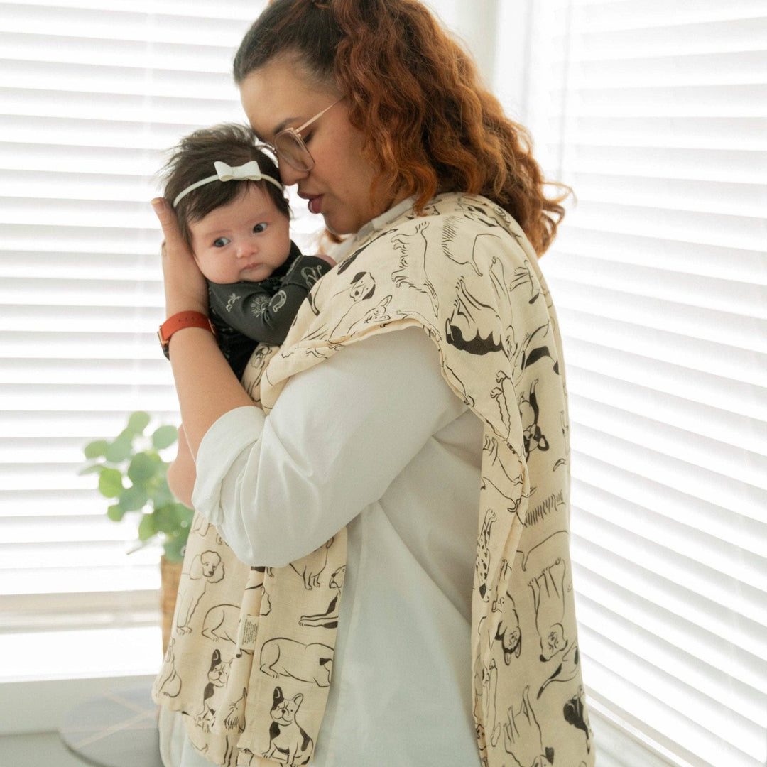 Good Dog Muslin Swaddle Blanket EL22