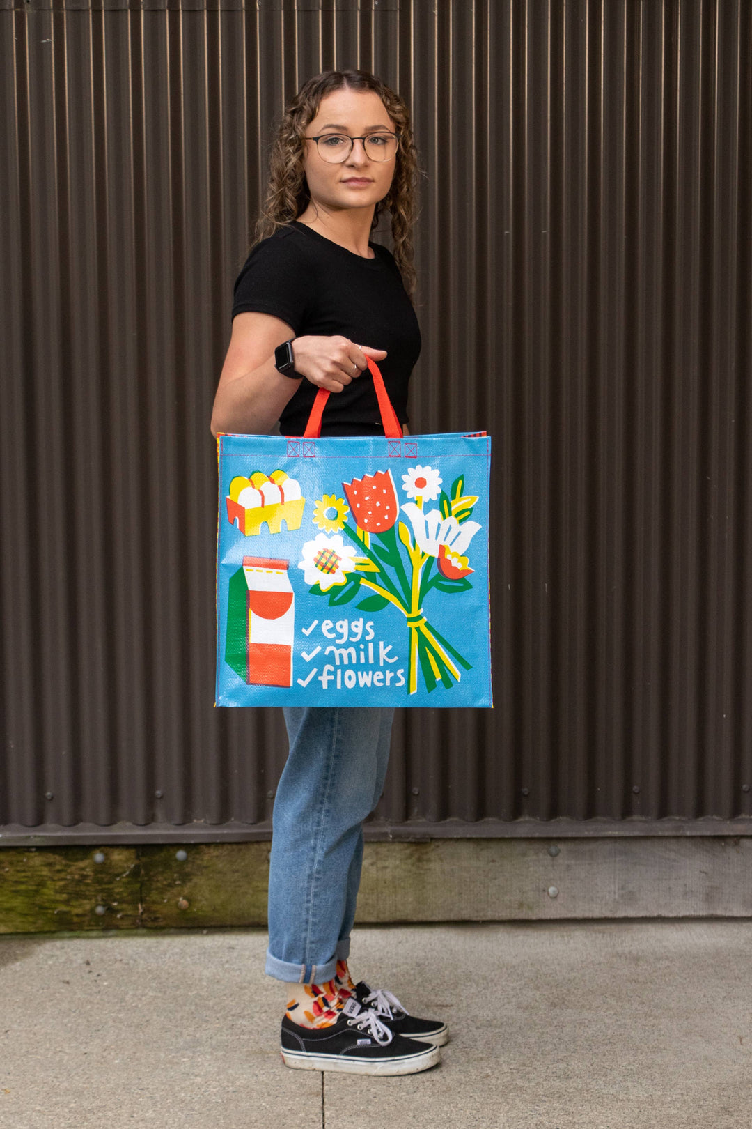 Eggs Milk Flowers Shopper