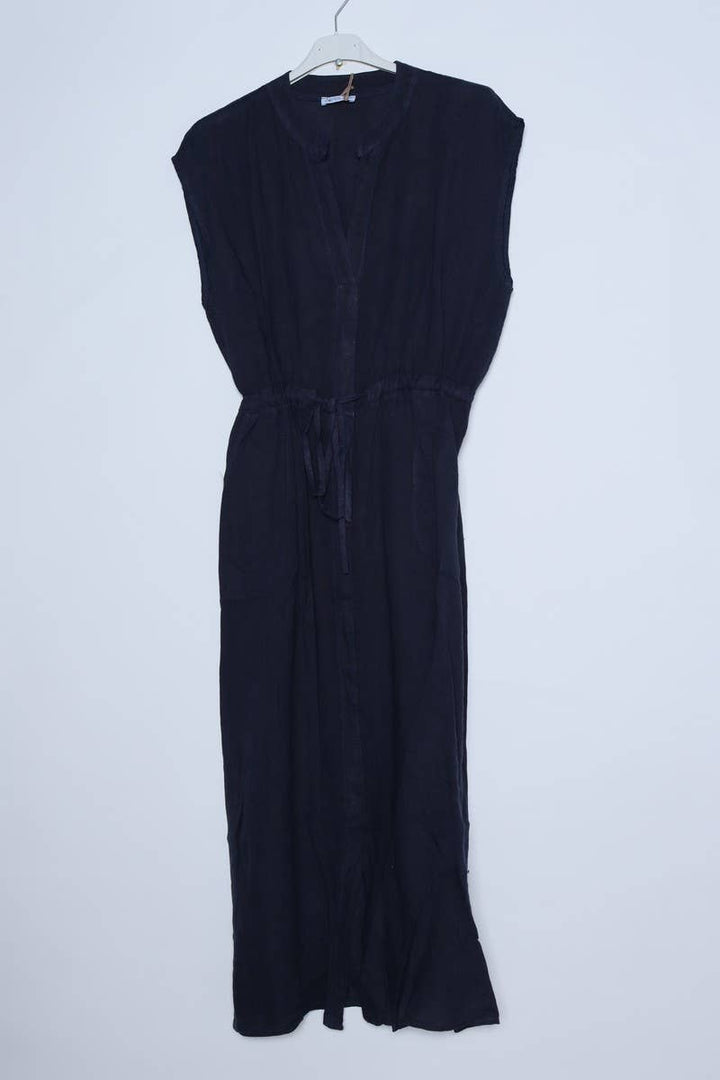 Long dresses in 100% Linen LL6085