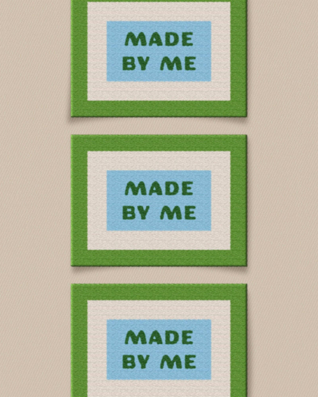 Made By Me Large Garment Labels