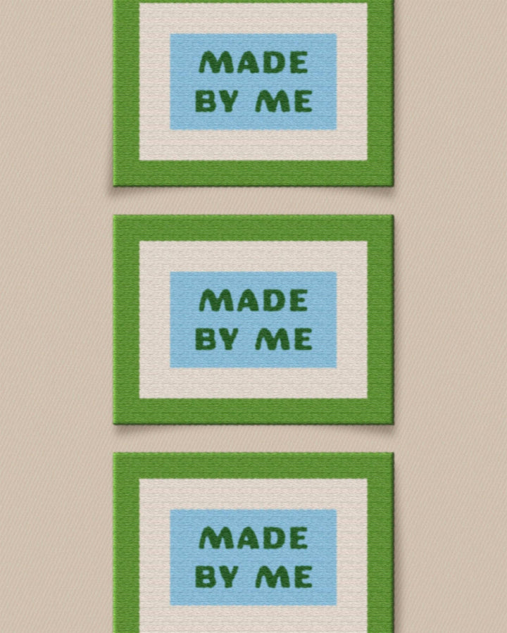 Made By Me Large Garment Labels