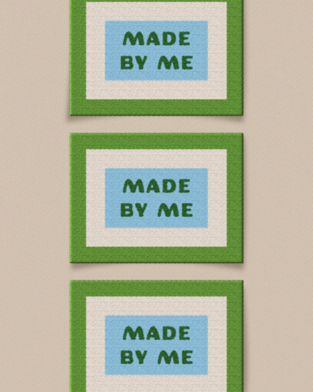 Made By Me Large Garment Labels