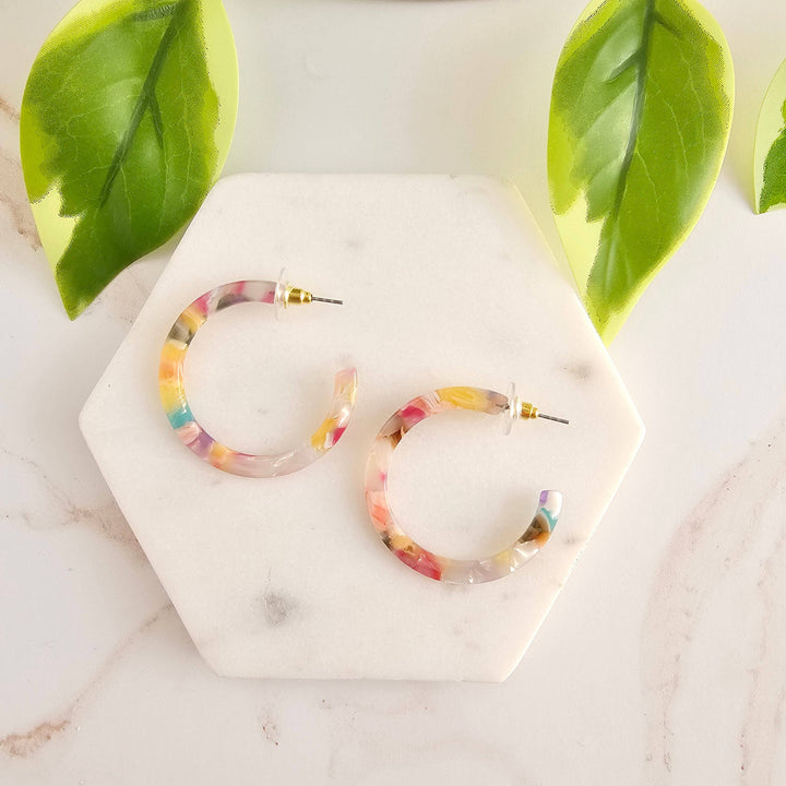 Camy Hoops - Mosaic // Summer Spring Jewelry Earrings SS192