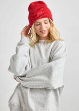 Load image into Gallery viewer, Adult Mad Hatter Ribbed Knit Beanie - Lipstick Red AW22