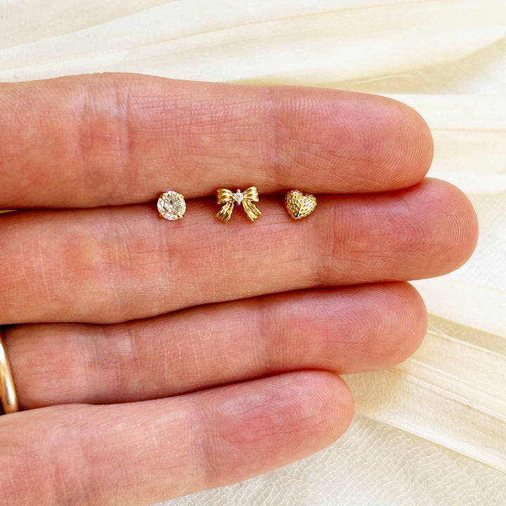 Triple Dainty Stud Set 