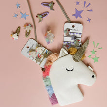 Load image into Gallery viewer, Rainbow Unicorn Clips