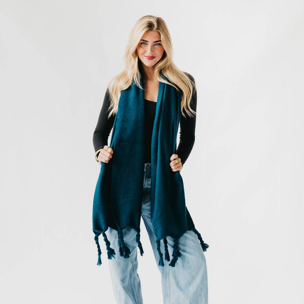 Twyla Twisted Tassel Scarf AD224