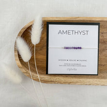 Load image into Gallery viewer, Amethyst Silk Bracelet