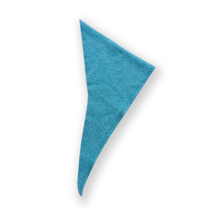 Solid Color Knitted Wool Blend Triangle Scarf for Women SL499