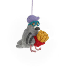 Load image into Gallery viewer, Handmade Felt McPigeon Hanging Decoration