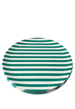 Load image into Gallery viewer, Green Stripe Dinner Plate