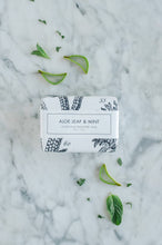 Load image into Gallery viewer, Aloe Leaf &amp; Mint Shea Butter Soap - Bath Bar