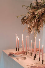 Load image into Gallery viewer, Pink Rose | Dipped Beeswax Taper Candles | All Natural, Hand