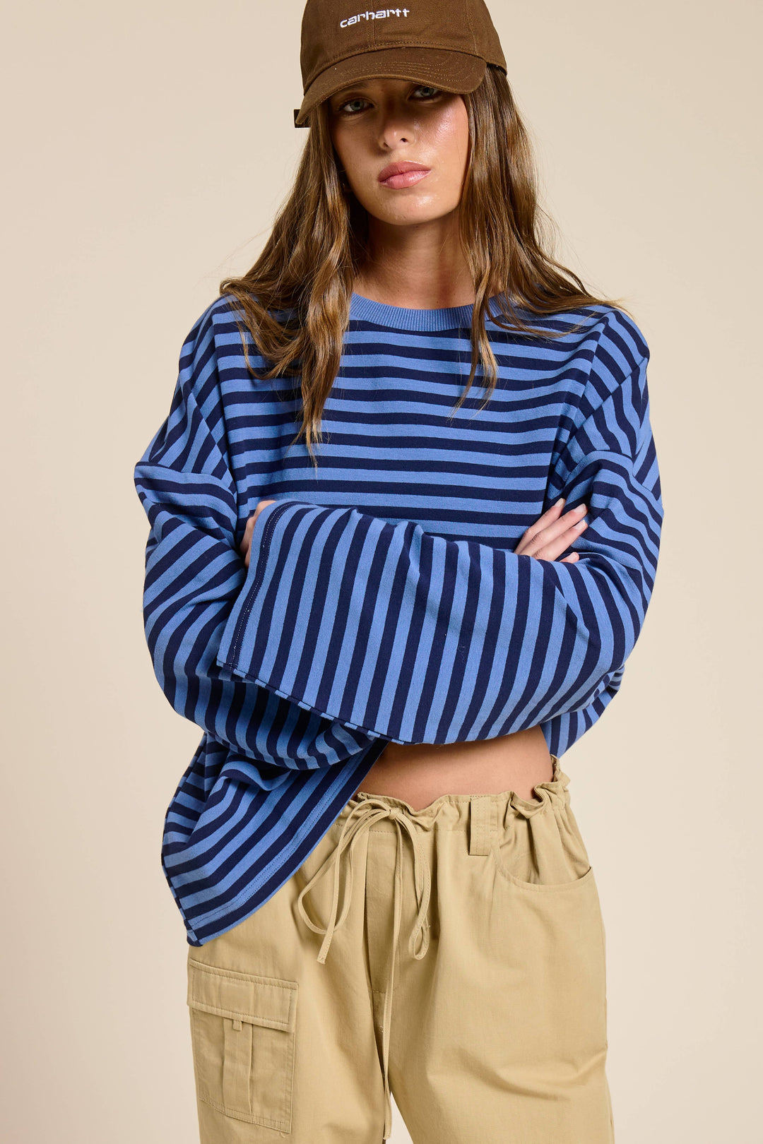 Striped Terry Top MOS23
