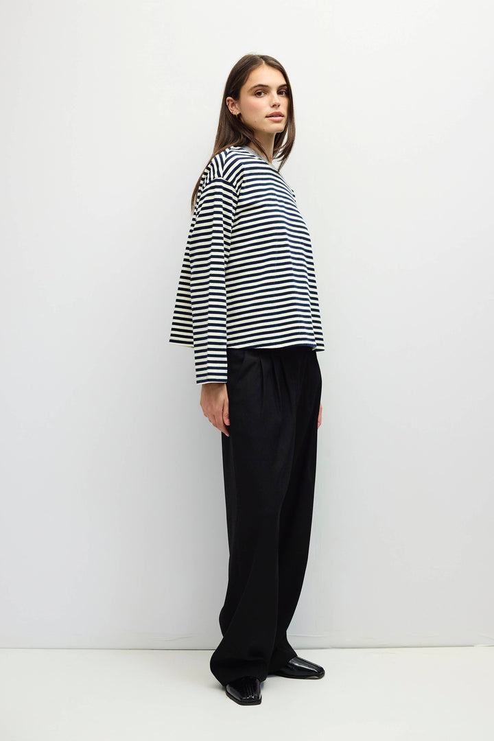The Jessie Top | Striped Long Sleeve T-Shirt A674