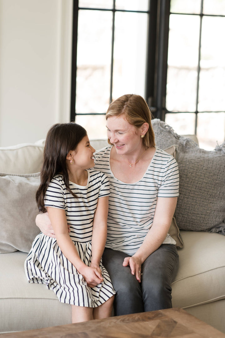Momma + Me Moon and Star Necklace Set HS23