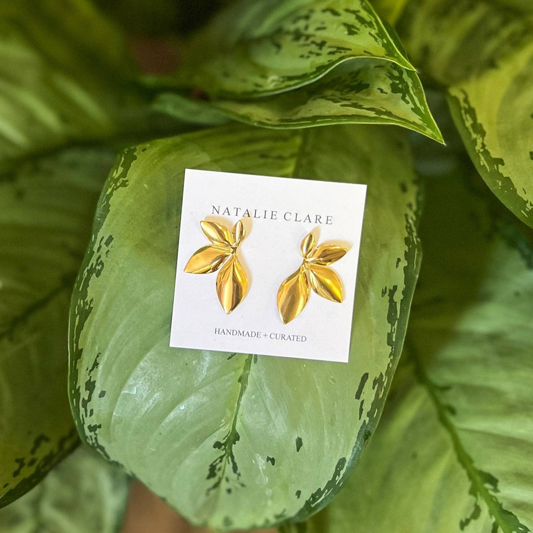Leaf Statement Earrings NC25