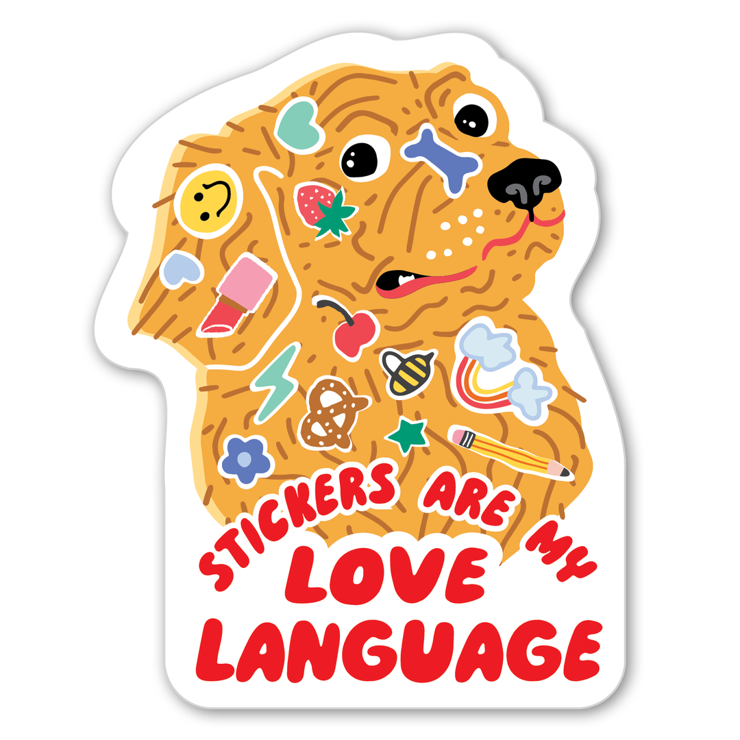 Stickers on Dog PAR