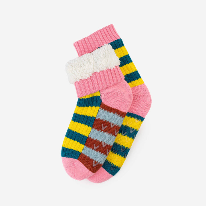 Super Stripe Knit House Socks