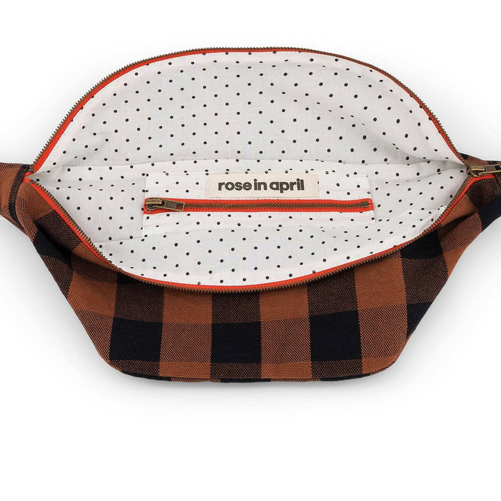 WOMEN BUM BAG BIG VICHY GINGER