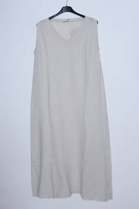 Sleeveless Short Dresses in 100% Linen REF. 10090