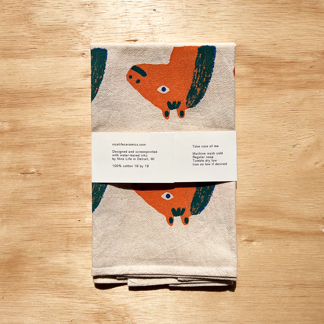 Horse Cotton Tea Towel NICE3