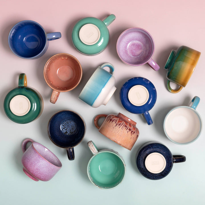 AstralBloom Handmade Ceramic Mug 16oz | Stoneware Coffee Mug NV56