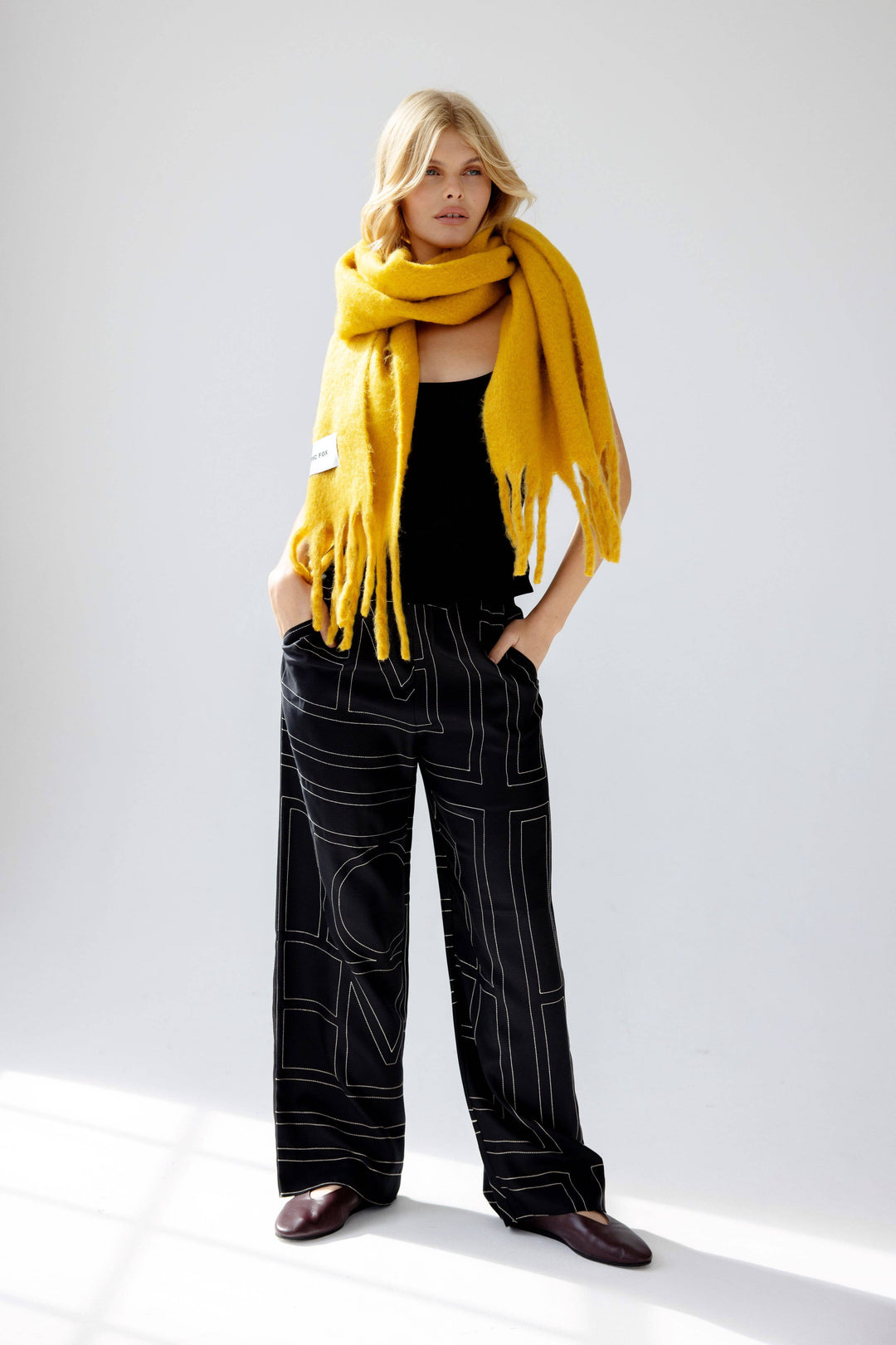 The Stockholm Scarf - 100% Recycled - Frozen Amber