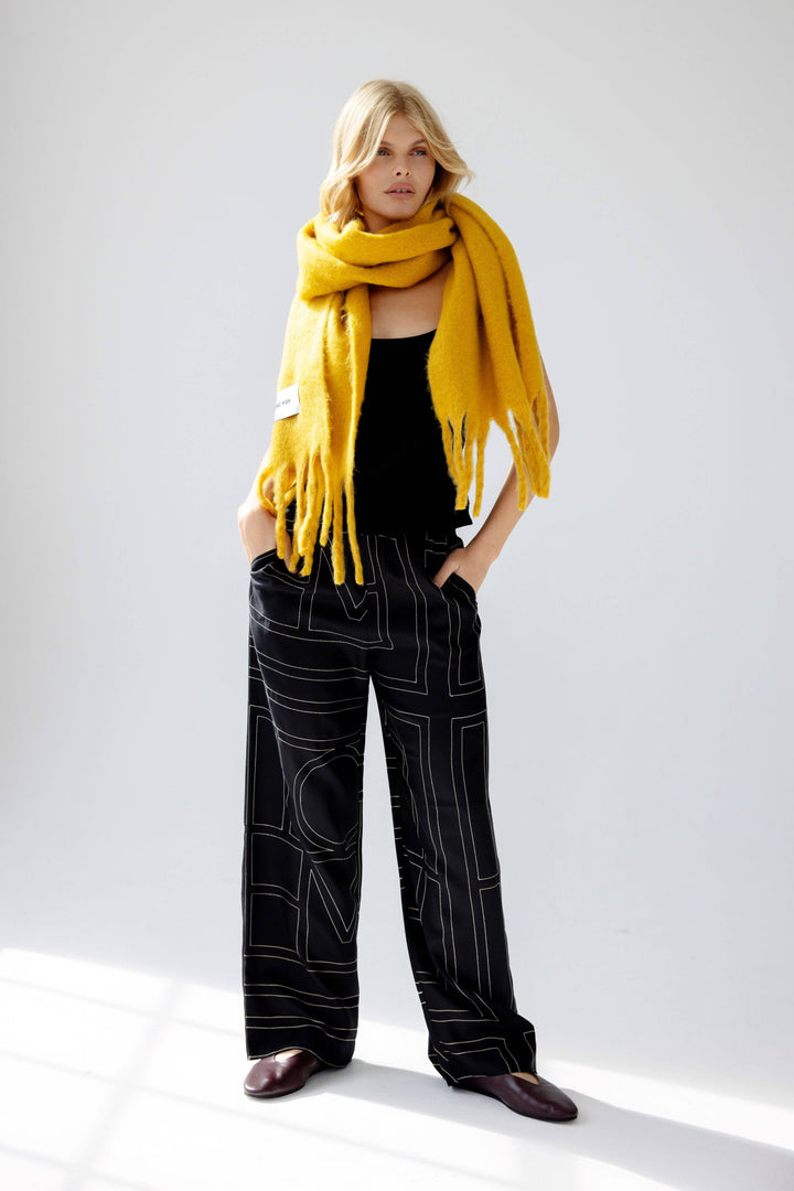 The Stockholm Scarf - 100% Recycled - Frozen Amber