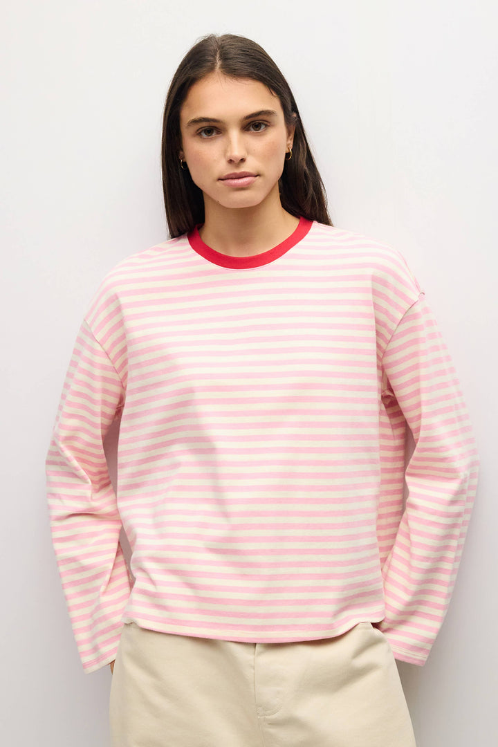 The Jessie Top | Striped Long Sleeve T-Shirt A674