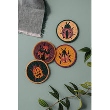 Load image into Gallery viewer, Amulet Beaded Coasters Set of 4