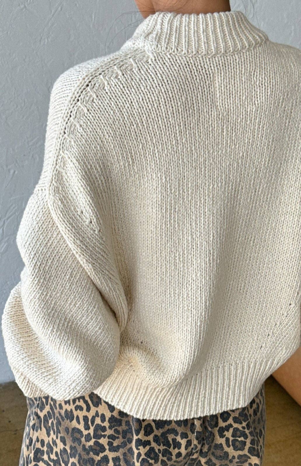 Zoe Cotton Sweater LBS22